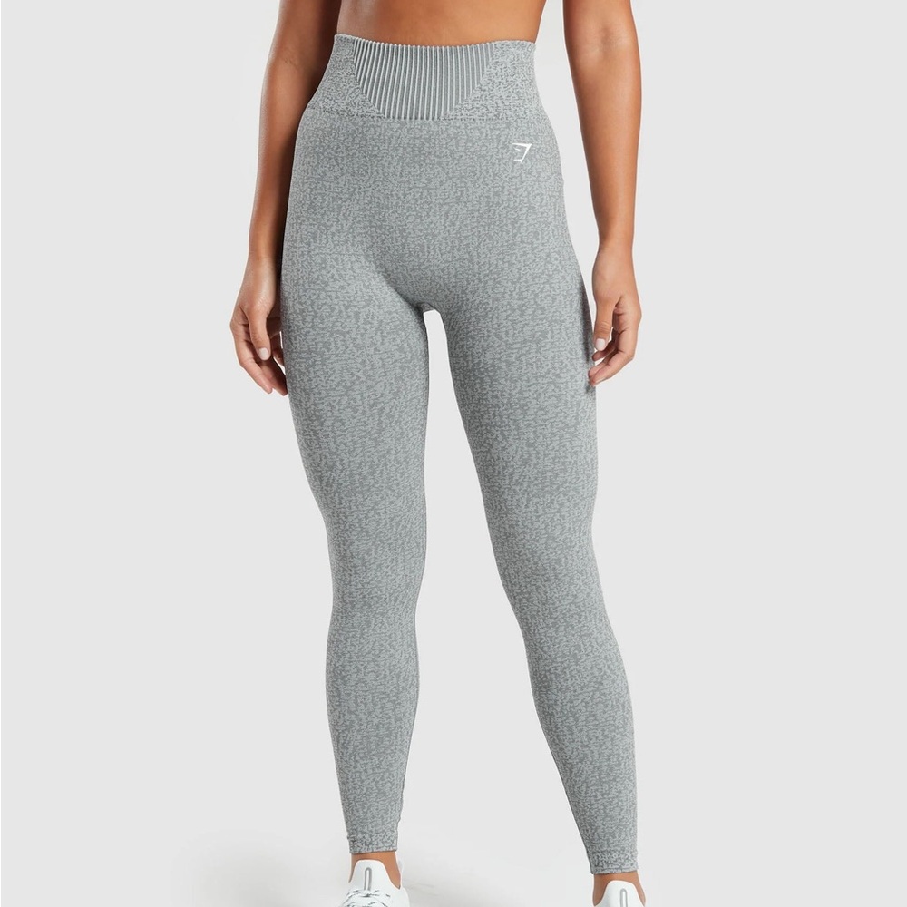 Gymshark Marl Seamless Leggings (Light Grey Marl/Dark Grey Marl/Smokey Grey)